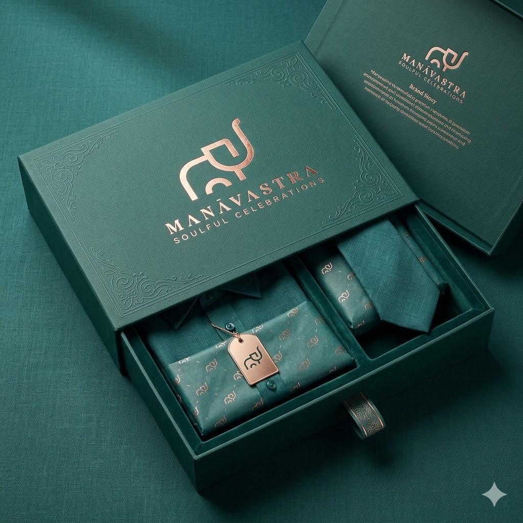 Manāvastra gift box with shirt and tie